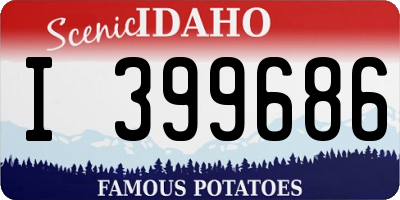 ID license plate I399686
