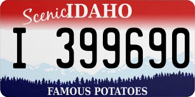 ID license plate I399690