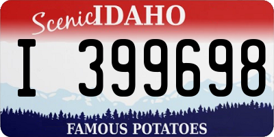 ID license plate I399698