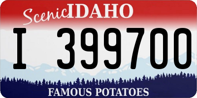 ID license plate I399700