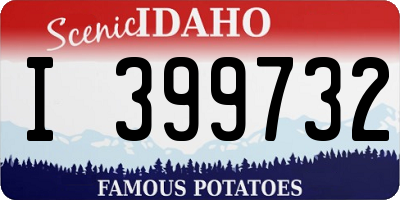 ID license plate I399732