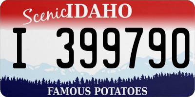 ID license plate I399790