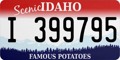 ID license plate I399795