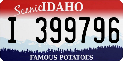 ID license plate I399796