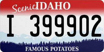 ID license plate I399902