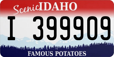 ID license plate I399909
