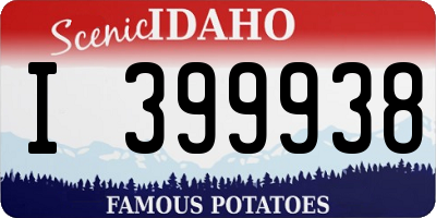 ID license plate I399938