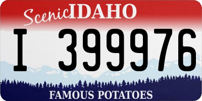 ID license plate I399976