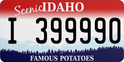 ID license plate I399990
