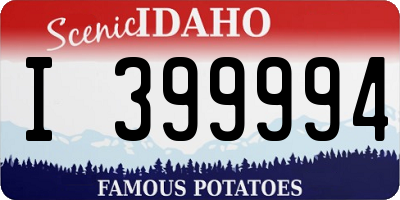 ID license plate I399994