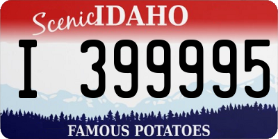 ID license plate I399995