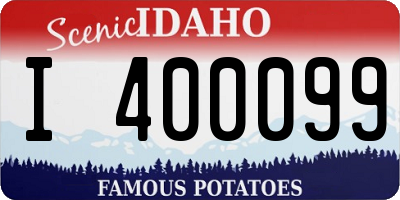 ID license plate I400099