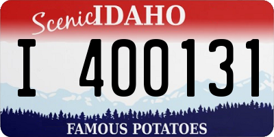 ID license plate I400131