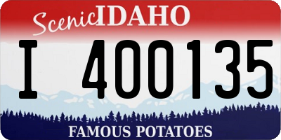 ID license plate I400135