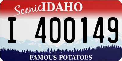ID license plate I400149