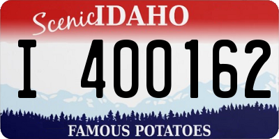 ID license plate I400162
