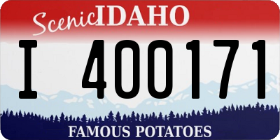 ID license plate I400171