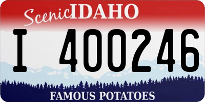 ID license plate I400246