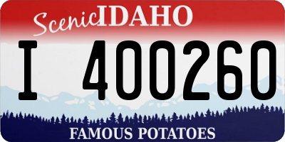 ID license plate I400260