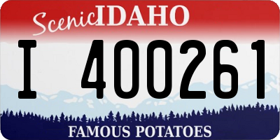 ID license plate I400261