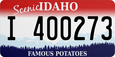 ID license plate I400273