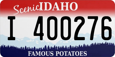 ID license plate I400276