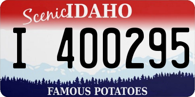 ID license plate I400295