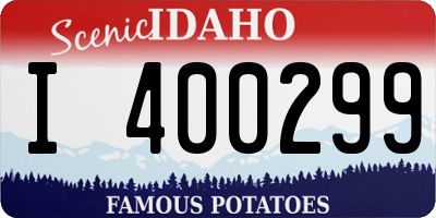 ID license plate I400299
