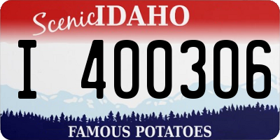 ID license plate I400306