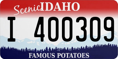 ID license plate I400309