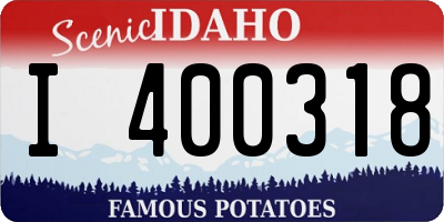 ID license plate I400318