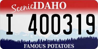 ID license plate I400319