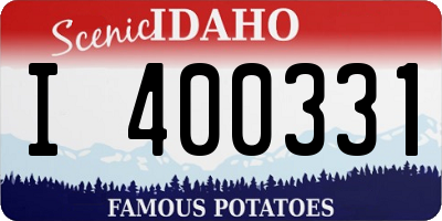 ID license plate I400331