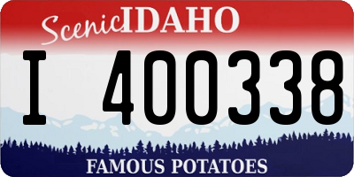 ID license plate I400338
