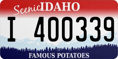 ID license plate I400339