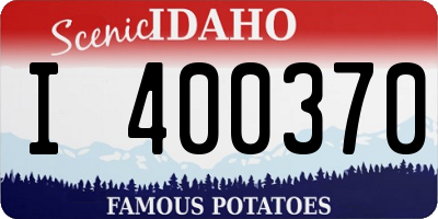ID license plate I400370