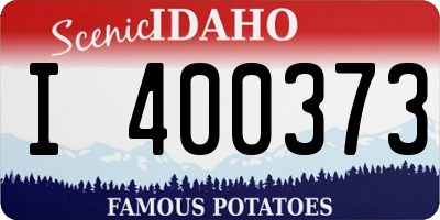 ID license plate I400373