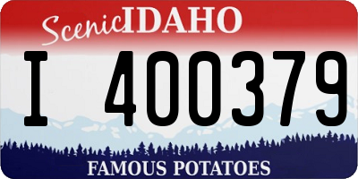 ID license plate I400379