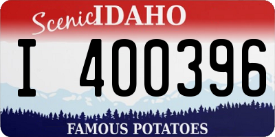 ID license plate I400396