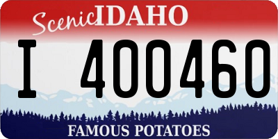 ID license plate I400460