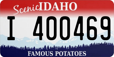 ID license plate I400469