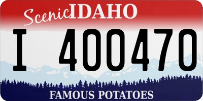 ID license plate I400470