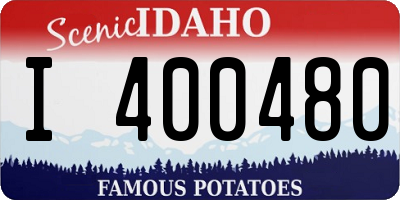 ID license plate I400480