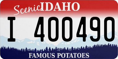 ID license plate I400490