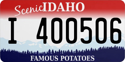 ID license plate I400506