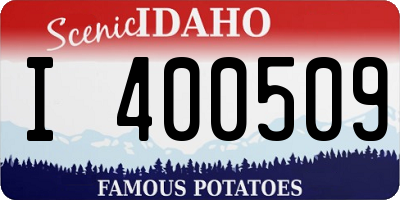 ID license plate I400509