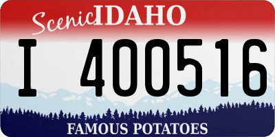 ID license plate I400516