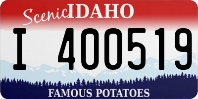 ID license plate I400519