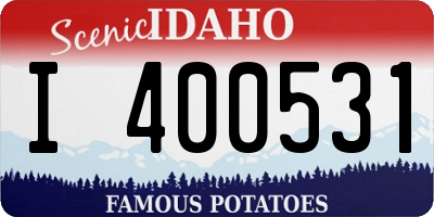 ID license plate I400531