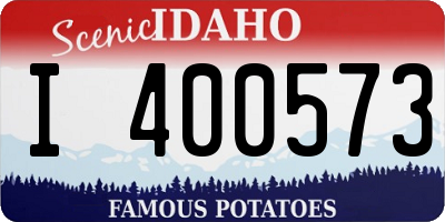 ID license plate I400573